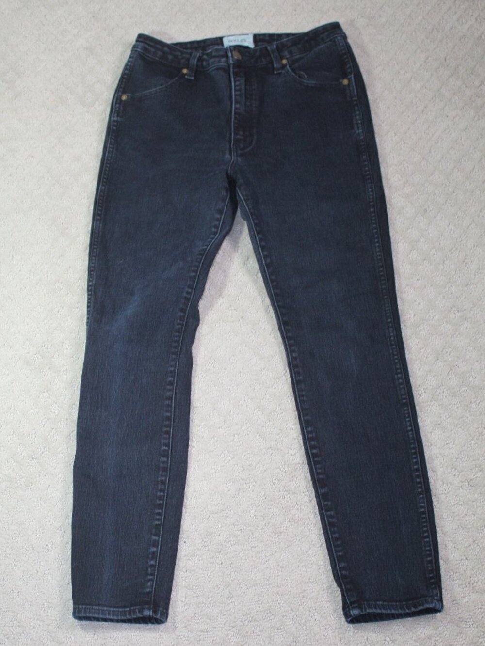 Rolla's Size 4R Black Westcoast Super Skinny Mid Rise Jeans